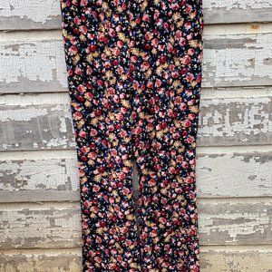 Womens Floral Palazzo Pants